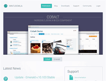 Tablet Screenshot of mintjoomla.com